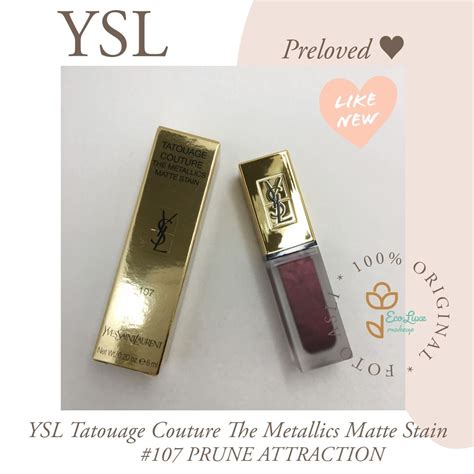 ysl prune attraction|Tatouage Couture The Metallics .